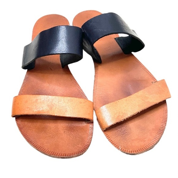 Joie A la Plage• Sable Leather Sandals strap leather slide sandal - Picture 1 of 10